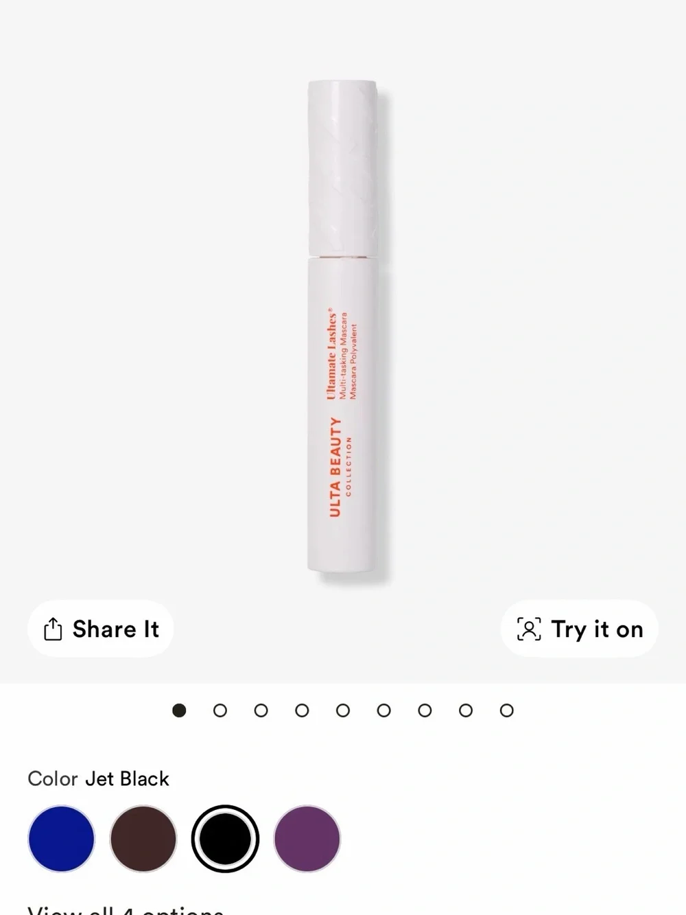 Ulta Beauty Ultimate Lashes Mascara Qty 6 Sealed $72 RV Jet Black